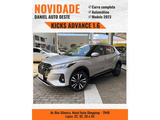 NISSAN KICKS 1.6 16V FLEXSTART ADVANCE XTRONIC NISSAN KICKS 1.6 16V FLEXSTART ADVANCE XTRONIC